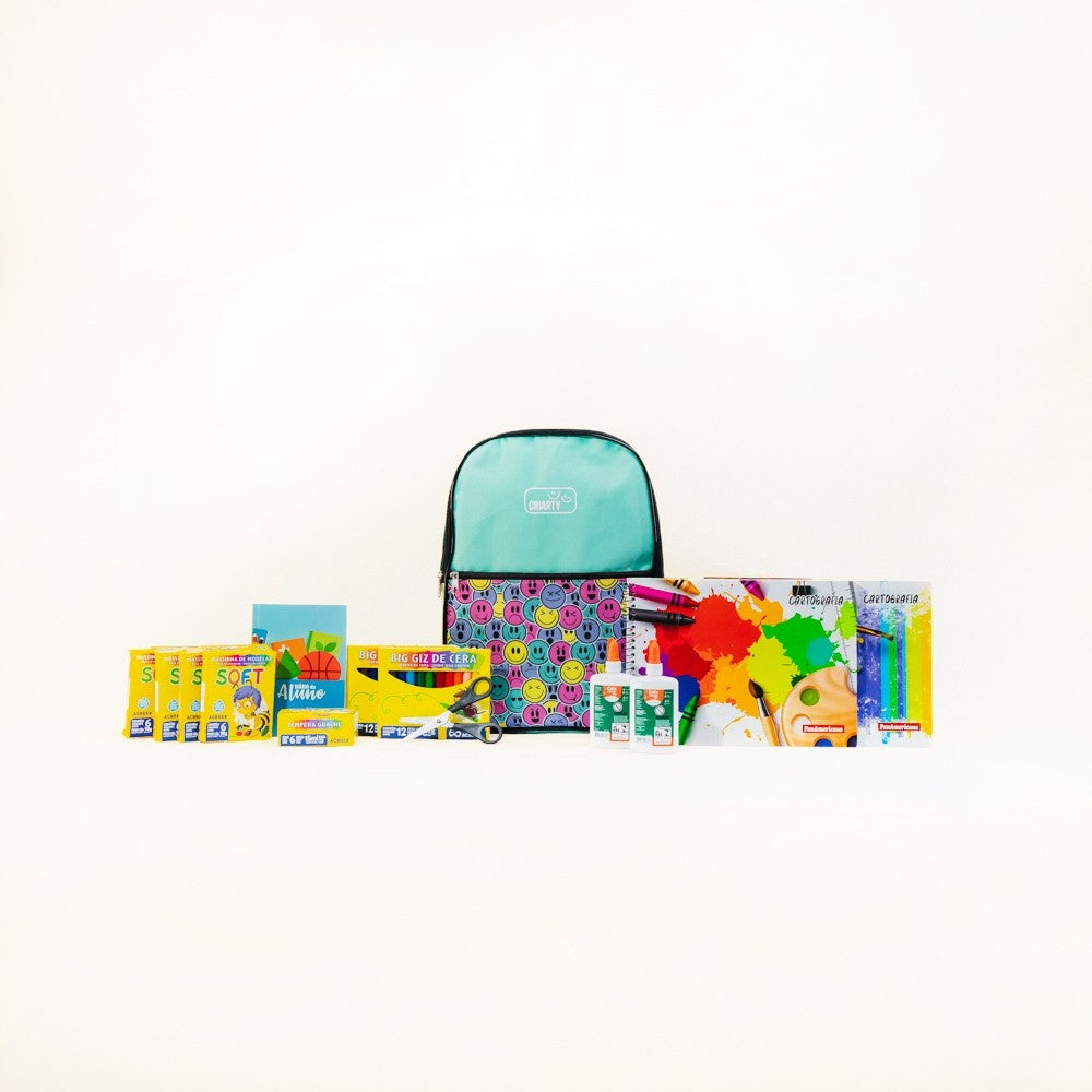 Kit II. Educação Infantil - Mini Grupo I e II - Mochila Criarty Neutra
