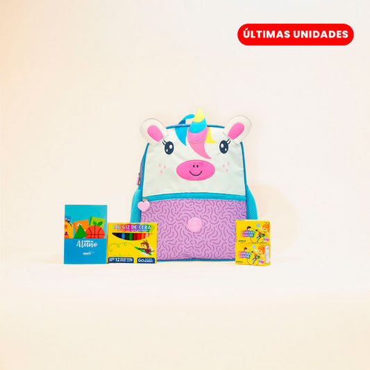 Kit I. Educação Infantil - Berçário I e II - Mochila Unicórnio