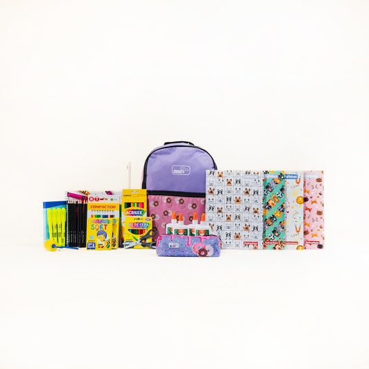 Kit IV. Ciclo de Alfabetização - Mochila Criarty Feminina