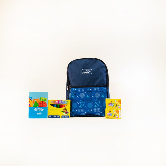 Kit I. Educação Infantil - Berçário I e II - Mochila  Criarty Masculina