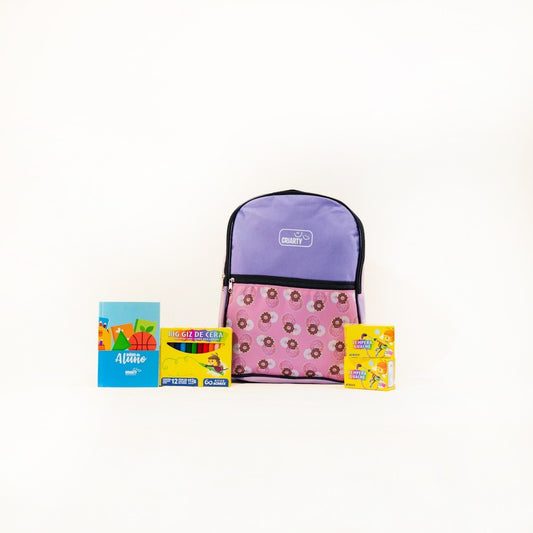 Kit I. Educação Infantil - Berçário I e II - Mochila Criarty Feminina