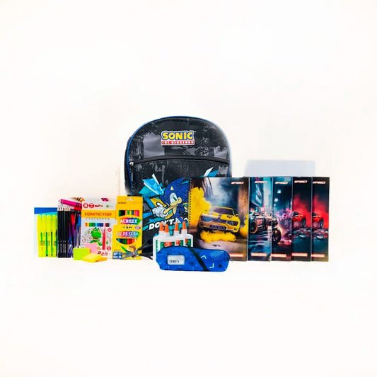 Kit V. Ensino Fundamental - Ciclo Interdisciplinar - Mochila Sonic